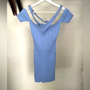 Zara Mini Dress with Cross Neck Strap.